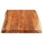 Tablero de mesa rectangular borde natural acacia 120x60x2,5 cm de , Tableros para mesas - Ref: Foro24-370624, Precio: 102,27 ...