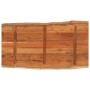 Tablero de mesa rectangular borde natural acacia 120x60x2,5 cm de , Tableros para mesas - Ref: Foro24-370624, Precio: 102,27 ...