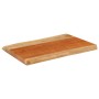 Rectangular tabletop with natural acacia edge, measuring 60x40x3.8 cm. by , Table tops - Ref: Foro24-370632, Price: 48,30 €, ...