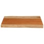 Rectangular tabletop with natural acacia edge, measuring 60x40x3.8 cm. by , Table tops - Ref: Foro24-370632, Price: 48,30 €, ...