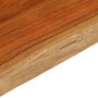 Rectangular tabletop with natural acacia edge, measuring 60x40x3.8 cm. by , Table tops - Ref: Foro24-370632, Price: 48,30 €, ...