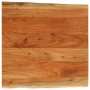 Tablero mesa cuadrado borde natural madera acacia 80x80x2,5 cm de , Tableros para mesas - Ref: Foro24-370626, Precio: 85,55 €...