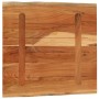 Tablero mesa cuadrado borde natural madera acacia 80x80x2,5 cm de , Tableros para mesas - Ref: Foro24-370626, Precio: 85,55 €...