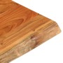 Tablero mesa cuadrado borde natural madera acacia 80x80x2,5 cm de , Tableros para mesas - Ref: Foro24-370626, Precio: 85,55 €...