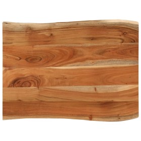 Tablero de mesa rectangular borde natural acacia 90x60x3,8 cm de , Tableros para mesas - Ref: Foro24-370645, Precio: 91,71 €,...