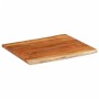 Rectangular tabletop with natural acacia edge, measuring 90x80x3.8 cm. by , Table tops - Ref: Foro24-370651, Price: 111,10 €,...