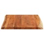 Rectangular tabletop with natural acacia edge, measuring 90x80x3.8 cm. by , Table tops - Ref: Foro24-370651, Price: 111,10 €,...