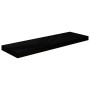 Glossy black MDF floating wall shelf 80x23.5x3.8 cm by vidaXL, Shelves and shelves - Ref: Foro24-323772, Price: 20,73 €, Disc...