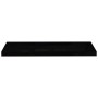 Glossy black MDF floating wall shelf 80x23.5x3.8 cm by vidaXL, Shelves and shelves - Ref: Foro24-323772, Price: 20,73 €, Disc...