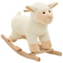 White plush rocking sheep 78x34x58 cm by , Rocking and Swinging Toys - Ref: Foro24-80220, Price: 80,90 €, Discount: %