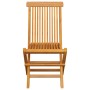 Garden chairs 6 units with red wine cushions teak wood by , Garden chairs - Ref: Foro24-3065599, Price: 371,99 €, Discount: %