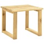 Tumbona de jardín con mesa y cojín de madera de pino impregnada de , Tumbonas - Ref: Foro24-3065967, Precio: 178,21 €, Descue...