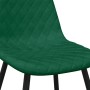 Sillas de comedor 6 unidades terciopelo verde oscuro de , Sillas de comedor - Ref: Foro24-3082883, Precio: 323,57 €, Descuent...