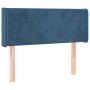 Dark blue velvet headboard with LED lights 83x16x78/88 cm by , Headboards and footboards - Ref: Foro24-3122990, Price: 53,99 ...