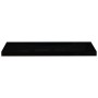 Floating wall shelf 2 pcs Glossy black MDF 80x23.5x3.8 cm by vidaXL, Shelves and shelves - Ref: Foro24-323773, Price: 40,35 €...