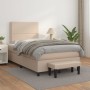 Cama box spring con colchón cuero sintético capuchino 120x200cm de , Camas y somieres - Ref: Foro24-3137598, Precio: 494,24 €...