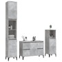 Bathroom furniture set, 3 pieces, gray plywood concrete by , Bathroom furniture - Ref: Foro24-3185609, Price: 233,89 €, Disco...