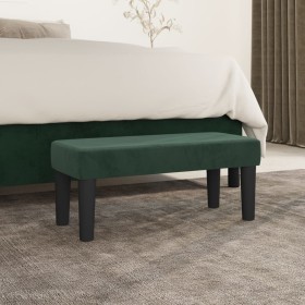 Dark green velvet bench 70x30x30 cm by , Banks - Ref: Foro24-346641, Price: 42,47 €, Discount: %