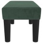 Banco de terciopelo verde oscuro 70x30x30 cm de , Bancos - Ref: Foro24-346641, Precio: 42,47 €, Descuento: %