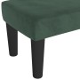 Banco de terciopelo verde oscuro 70x30x30 cm de , Bancos - Ref: Foro24-346641, Precio: 42,47 €, Descuento: %