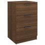 Bedside table in brown oak color, 40x36x65 cm by , Nightstands - Ref: Foro24-817055, Price: 67,55 €, Discount: %