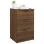 Bedside table in brown oak color, 40x36x65 cm by , Nightstands - Ref: Foro24-817055, Price: 67,55 €, Discount: %