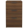 Bedside table in brown oak color, 40x36x65 cm by , Nightstands - Ref: Foro24-817055, Price: 67,55 €, Discount: %