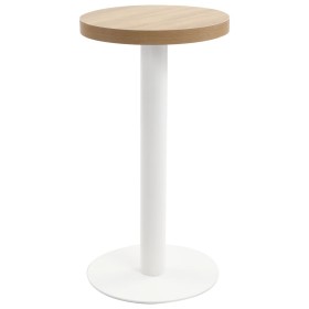 Light brown 40 cm MDF bistro table by , Kitchen and dining tables - Ref: Foro24-286414, Price: 95,57 €, Discount: %