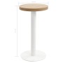 Bistrotisch aus hellbraunem MDF, 40 cm. von , Küchen- und Esstische - Ref: Foro24-286414, Preis: 99,69 €, Rabatt: %