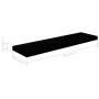 Schwimmende Wandregale 2 Stück MDF schwarz glänzend 90x23,5x3,8 cm von vidaXL, Regale und Regale - Ref: Foro24-323776, Preis:...