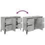 Plywood gray concrete sink cabinet 80x33x60cm by , bathroom vanities - Ref: Foro24-821280, Price: 94,13 €, Discount: %