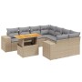 Garden sofa set 9 pieces with beige synthetic rattan cushions by , Garden sets - Ref: Foro24-3272564, Price: 682,82 €, Discou...