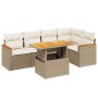 Set Gartensofas mit Kissen 6 Stück synthetisches Rattan beige von , Gartensets - Ref: Foro24-3273067, Preis: 560,39 €, Rabatt: %