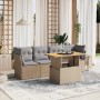 Set Gartensofas mit Kissen 5 Stück synthetisches Rattan beige von , Gartensets - Ref: Foro24-3270667, Preis: 370,19 €, Rabatt: %