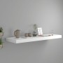 White MDF floating wall shelf 80x23.5x3.8 cm by vidaXL, Shelves and shelves - Ref: Foro24-323814, Price: 23,85 €, Discount: %