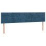 Cama box spring con colchón terciopelo azul oscuro 120x190 cm de , Camas y somieres - Ref: Foro24-3270479, Precio: 438,50 €, ...