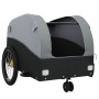 Bicycle trailer, black and gray iron, 30 kg. by , Bicycle trailers - Ref: Foro24-94140, Price: 91,99 €, Discount: %