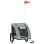 Bicycle pet trailer, iron frame, gray Oxford fabric by , pet strollers - Ref: Foro24-93965, Price: 94,40 €, Discount: %