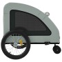 Fahrradanhänger Haustiere Bügeleisen Oxford Stoff grau von , Kinderwagen für Haustiere - Ref: Foro24-93986, Preis: 114,99 €, ...