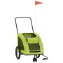 Fahrradanhänger Haustiere Eisen Oxford Stoff grün von , Kinderwagen für Haustiere - Ref: Foro24-93990, Preis: 113,99 €, Rabat...