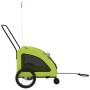 Fahrradanhänger Haustiere Eisen Oxford Stoff grün von , Kinderwagen für Haustiere - Ref: Foro24-93990, Preis: 119,38 €, Rabat...