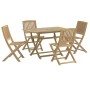 5-teiliges Garten-Esszimmerset aus massivem Akazienholz von , Gartensets - Ref: Foro24-3214236, Preis: 290,52 €, Rabatt: %