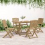 5-teiliges Garten-Esszimmerset aus massivem Akazienholz von , Gartensets - Ref: Foro24-3214236, Preis: 290,52 €, Rabatt: %