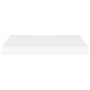 White MDF floating wall shelf 50x23x3.8 cm by vidaXL, Shelves and shelves - Ref: Foro24-323808, Price: 19,24 €, Discount: %