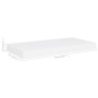 White MDF floating wall shelf 50x23x3.8 cm by vidaXL, Shelves and shelves - Ref: Foro24-323808, Price: 19,24 €, Discount: %