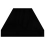 Schwebende Wandregale, 4 Stück, schwarz glänzendes MDF, 90 x 23,5 x 3,8 cm von vidaXL, Regale und Regale - Ref: Foro24-323777...