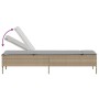 Sun loungers with cushions 2 units synthetic rattan beige by , Loungers - Ref: Foro24-3261590, Price: 290,27 €, Discount: %