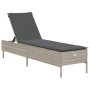 Sun loungers with cushions 2 units light gray synthetic rattan by , Loungers - Ref: Foro24-3261592, Price: 290,27 €, Discount: %