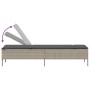 Sun loungers with cushions 2 units light gray synthetic rattan by , Loungers - Ref: Foro24-3261592, Price: 290,27 €, Discount: %