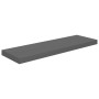 Floating wall shelf 4 units glossy gray MDF 80x23.5x3.8 cm by vidaXL, Shelves and shelves - Ref: Foro24-323795, Price: 42,35 ...